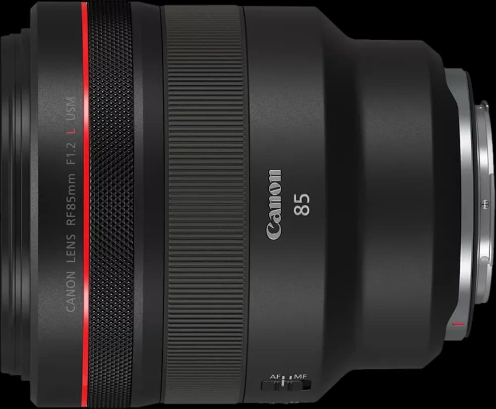 Canon RF85mm F1.2 L USM - Orthographic