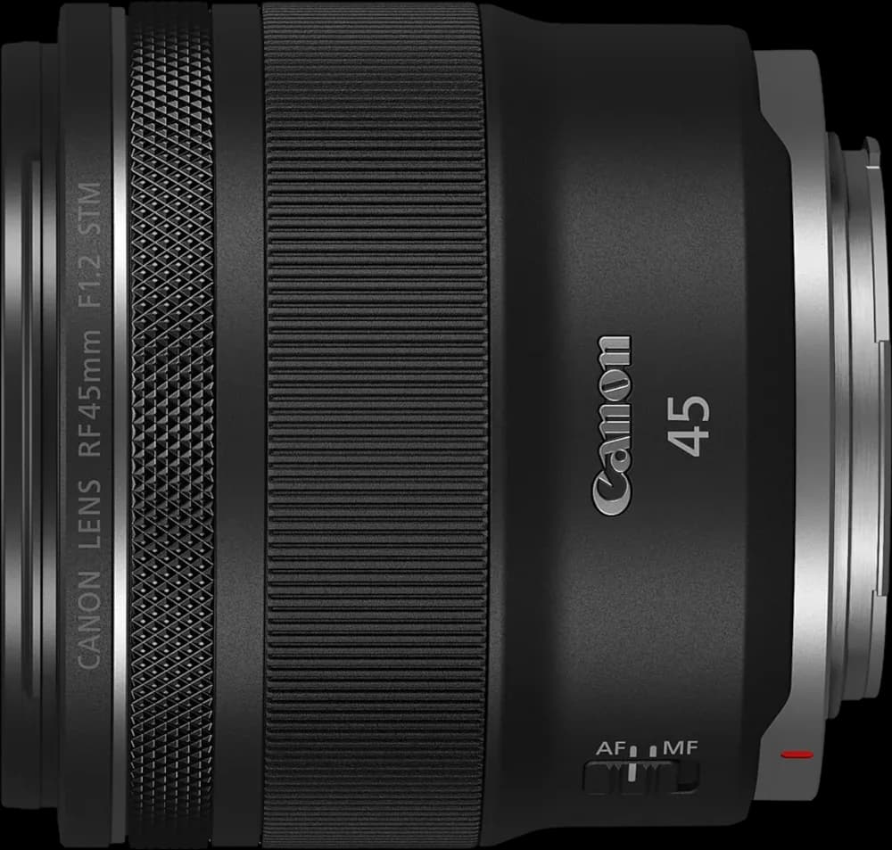 Canon RF45mm F1.2 STM - Orthographic